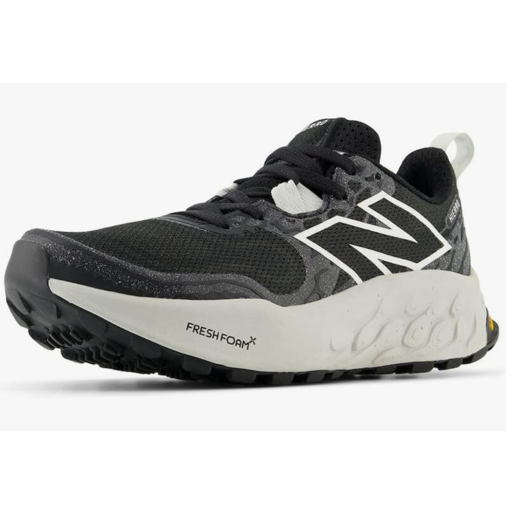 New Balance Women's Fresh Foam X Hierro V8 Trail Running Shoe, Black, 9.5 Wide